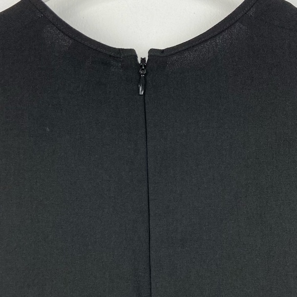 ASOS Surplice Black Romper with Sash Tie Belt   Size 2 - Picture 6 of 11